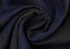 YOHJI YAMAMOTO JAPAN. Y's  MOLDYFIG Y'S bis Black, Navy Wool Rayon Pleats Stripe Skirt