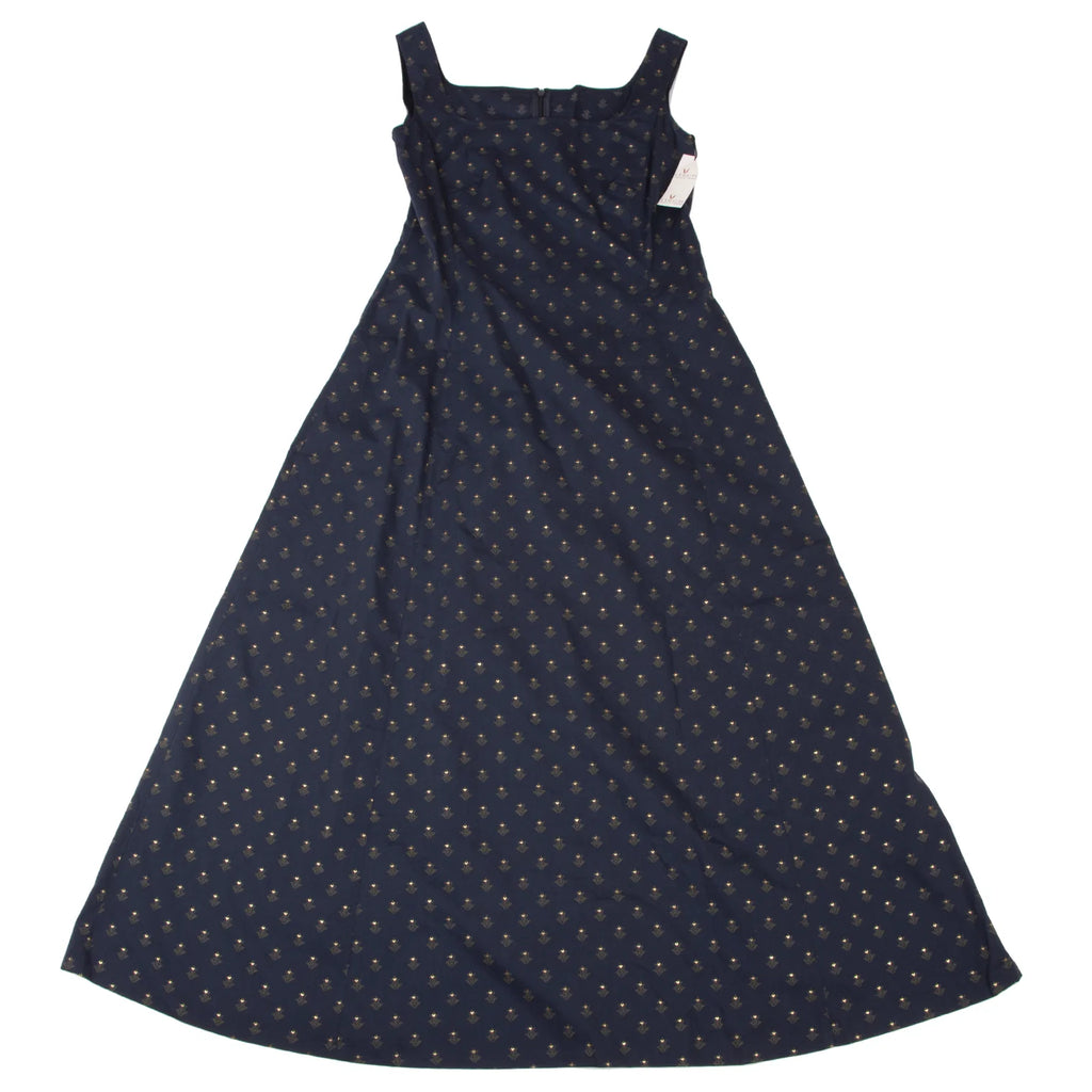 YOSHIE INABA L'EQUIPE JAPAN. NWT (NEW W/TAGS) Blue Printed Sleeveless Dress