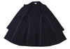 YOSHIE INABA L'EQUIPE JAPAN. NEW W/TAG. Navy Wool Long Jacket