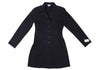 YOSHIE INABA L'EQUIPE JAPAN. NEW W/TAG. Navy Wool Long Jacket