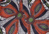 COMME des GARCON JUNYA WATANABE JAPAN. Orange Printed Asymmetry Dress