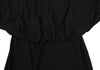 JOSEPH LONDON. Black Rayon Drape Sleeveless Dress