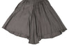 YOHJI YAMAMOTO JAPAN. Y's  100% CUPRA Grey Check Tuck Gather Skirt