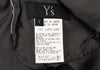 YOHJI YAMAMOTO JAPAN. Y's  100% CUPRA Grey Check Tuck Gather Skirt