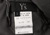 YOHJI YAMAMOTO JAPAN. Y's  100% CUPRA Grey Check Tuck Gather Skirt