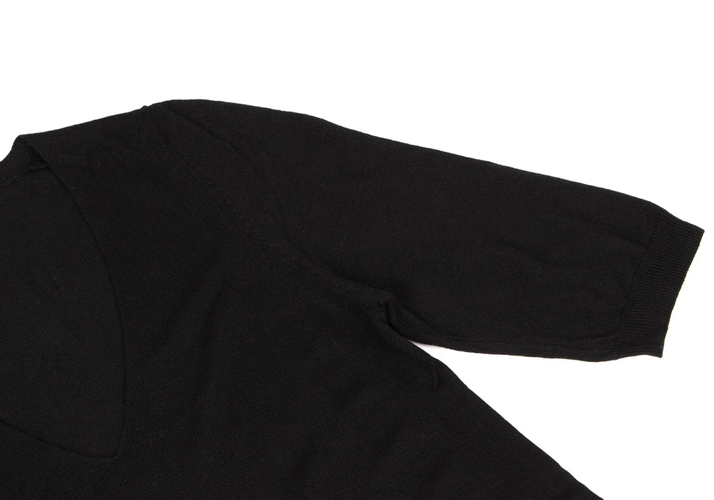 YOJI YAMAMOTO JAPAN. Y's for living Black Patch Pocket Knit