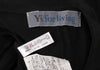 YOHJI YAMAMOTO JAPAN. Y's for living Dyed Black Rayon Sleeveless Dress