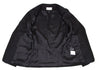 ANN DEMEULEMEESTER BELGIUM. Black Rayon Wool Switching Jacket