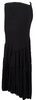 Jean Paul GAULTIER Paris. Spiral Gather Switching Black Skirt