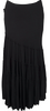 Jean Paul GAULTIER Paris. Spiral Gather Switching Black Skirt