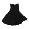 Jean Paul GAULTIER Paris. Spiral Gather Switching Black Skirt