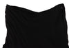 Jean Paul GAULTIER Paris. Spiral Gather Switching Black Skirt
