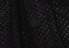 DONNA KARAN NEW YORK.. Black Mesh Switching Top