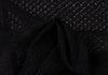 DONNA KARAN NEW YORK.. Black Mesh Switching Top