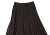 Max Mara BASILE 28 ITALY. Brown Angora Blend Outseam Pleated Skirt