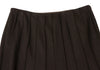 Max Mara BASILE 28 ITALY. Brown Angora Blend Outseam Pleated Skirt