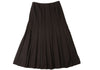 Max Mara BASILE 28 ITALY. Brown Angora Blend Outseam Pleated Skirt