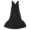 DONNA KARAN COLLECTION NY. Black Switching Design Sleeveless Dress