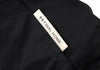 ISSEY MIYAKE JAPAN. FINAL HOME. Black Nylon Padded Back Layered Hooded Jacket