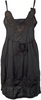 LE JEAN DE MARITHE FRANCOIS GIRBAUD PARIS. Black Embroidered Sleeveless Dress