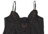 LE JEAN DE MARITHE FRANCOIS GIRBAUD PARIS. Black Embroidered Sleeveless Dress