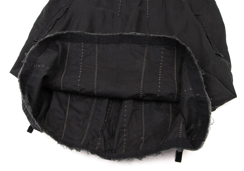 LE JEAN DE MARITHE FRANCOIS GIRBAUD PARIS. Black Embroidered Sleeveless Dress