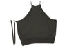 YOHJI YAMAMOTO JAPAN. Y's Khaki Color Wool Rayon Wrap Sleeveless Knit Tunic Top/Dress