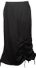 Anne Valerie Hash Japan. Black Shirring Wool Skirt