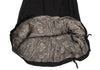 Anne Valerie Hash Japan. Black Shirring Wool Skirt
