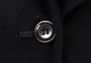 ROMEO GIGLI Italy. Black Shawl Collar Off-shoulder Jacket
