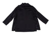 ROMEO GIGLI Italy. Black Shawl Collar Off-shoulder Jacket