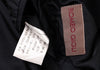ROMEO GIGLI Italy. Black Shawl Collar Off-shoulder Jacket