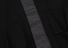 HIROKO KOSHINO JAPAN. HIROKO BIS. Black Front Switching Hem Frill Dress