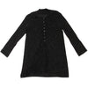 ISSEY MIYAKE JAPAN. HaaT. Black Glitter Sequin Button Design Top
