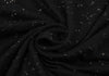 ISSEY MIYAKE JAPAN. HaaT. Black Glitter Sequin Button Design Top