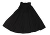 COMME des GARCONS JAPAN. TRICOT.  Black Wool High Waist Flare Skirt