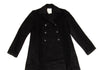 Sybilla Madrid. Black Shaggy Wool Double Coat