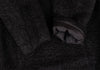 Sybilla Madrid. Black Shaggy Wool Double Coat