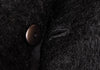Sybilla Madrid. Black Shaggy Wool Double Coat