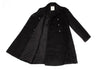 Sybilla Madrid. Black Shaggy Wool Double Coat