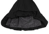 Sybilla Madrid. Black Rayon Blended Pleats Sleeveless Dress