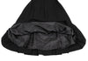 Sybilla Madrid. Black Rayon Blended Pleats Sleeveless Dress