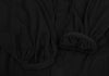 COMME des GARCONS JAPAN. TRICOT. Black Wool Jersey Neck Ribbon Blouse