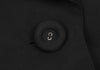HIROKO KOSHINO JAPAN. HIROKO BIS. Black Poly Cotton Drape Collar Jacket