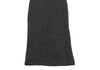 ROMEO GIGLI  ITALY. Charcoal Herringbone Weave Long Skirt