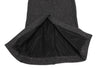 ROMEO GIGLI  ITALY. Charcoal Herringbone Weave Long Skirt