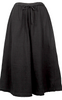 R by 45rpm JAPAN. Black Cutting Cotton Flare Skirt