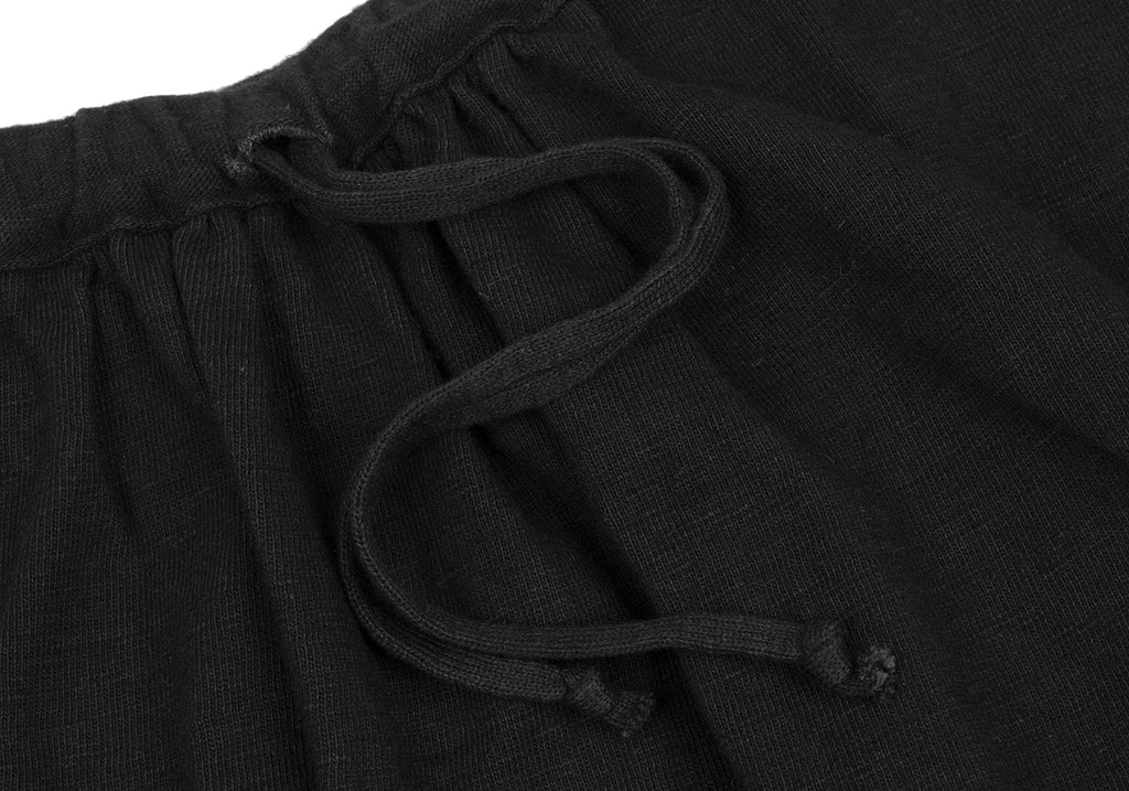 R by 45rpm JAPAN. Black Cutting Cotton Flare Skirt