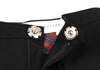 ISSEY MIYAKE JAPAN. sunaokuwahara. Black Wool Center Seam Double Pants