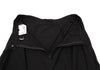 COMME des GARCONS JAPAN. TRICOT. Black Rayon Silk Switching Flare Skirt